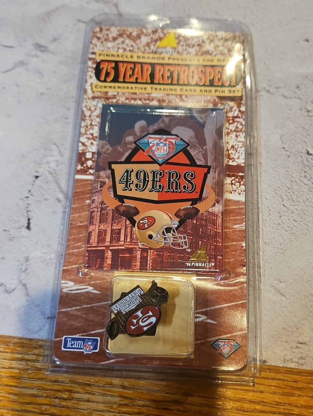 🌟3/$25🌟 vintage 1994 Pinnacle 75 Year Retrospect San Francisco 49ers